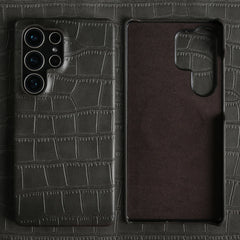 Crocodile Pattern Leather Phone Case for Samsung Galaxy