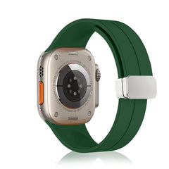 Unisex Magnetic Buckle Silicone Sport Band for Apple Watch