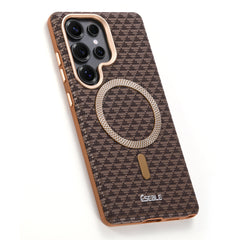 Faux Leather Magnetic Phone Case For Samsung Galaxy