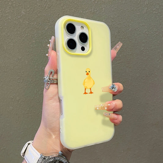 Yellow Duck Jelly Phone Case For iPhone