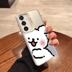 Funny Cartoon Dog Couple Phone Case For Samsung Galaxy