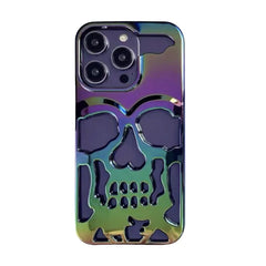 Cool Skull Ghostface Hollow Cooling Case for iPhone | Plating Finish Breathable Back Cover