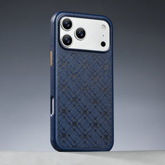 Embossed Pattern Leather Case for iPhone