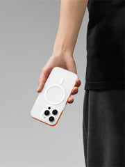 Transparent Matte Armor Shockproof Cover iPhone | Magsafe Wireless Charger Case
