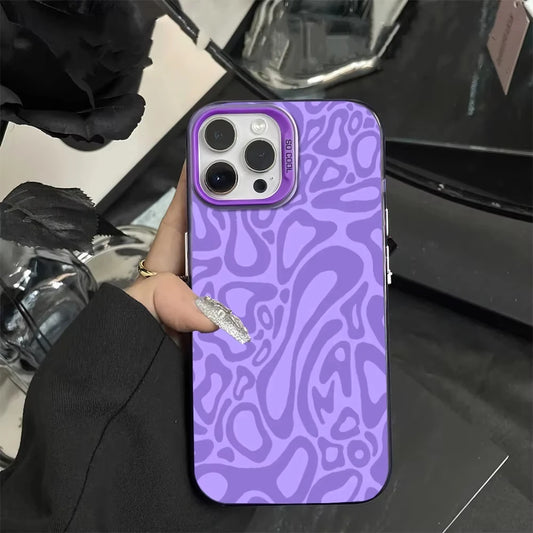 Aesthetic Retro Swirl iPhone Case | Wavy Groovy Pattern Protective Cover