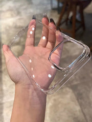 Ultra-Thin Transparent Hard Glass Case For iPhone