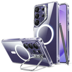 Transparent MagSafe Kickstand Case for Samsung S26 Ultra |  Military-Grade Protection Phone Cover