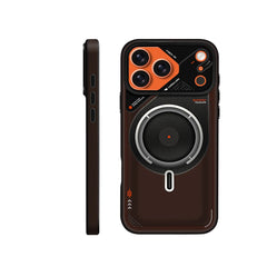 IMD Double-sided Lamination Mecha Magnetic Phone Case For iPhone