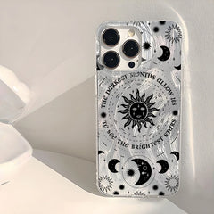 Golden Mystic Sky Celestial Print Case for iPhone