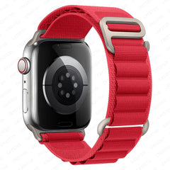 Rugged Nylon Alpine Loop Sport Band for Apple Watch | Breathable G-Hook Strap Bracelet