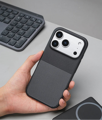 Bare-feel Sandstone Anti-Slip Magnetic Phone Case For iPhone