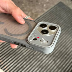 Shockproof Hybrid Bumper Clear Case for iPhone | MagSafe Armor Cooling Cover