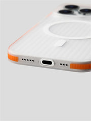 Transparent Matte Armor Shockproof Cover iPhone | Magsafe Wireless Charger Case