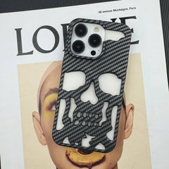 Cool Skull Ghostface Hollow Cooling Case for iPhone | Plating Finish Breathable Back Cover