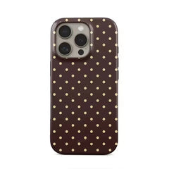 Modern Classic Patterned Case Collection for iPhone  | Double-layer Full Edge Cover Phone