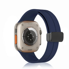 Unisex Magnetic Buckle Silicone Sport Band for Apple Watch