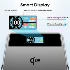 Kuulaa Qi2 Magsafe Power Bank 10000mah | 15W Magnetic Charging | 20W Wired Charge