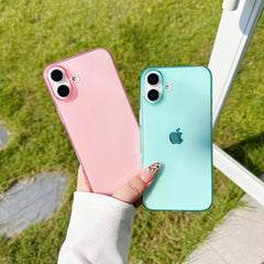 Colorful  Transparent Soft Case For iPhone