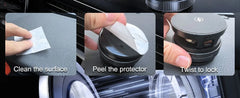 15W Vacuum Suction Magnetic Wireless Car Mount & Stand | MagSafe Compatible | 360° Rotation | Multi-Surface Mount