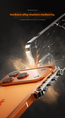 Metal Aluminum Alloy Frame Case For iPhone | Cyberpunk Punk Heat Dissipation Shockproof Cover