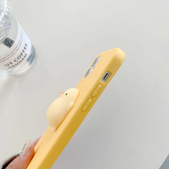 3D Squishy Animal Toy TPU Cover For iPhone