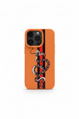 Coiled Snake Striped Phone Case for iPhone