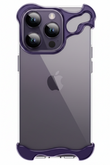 Aluminum Minimalist Metal Bumper Phone Case For iPhone | Metal Camera Lens