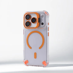 Clear MagSafe Case For iPhone | Folding Ring Kickstand | Corner Bumpers | Transparent Phone Cover