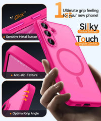 Translucent Matte Case For Samsung Galaxy | MagSafe Cover