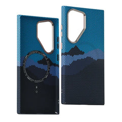 Carbon Fiber Phone Case for Samsung Galaxy | Magnetic case with Metal lens frame