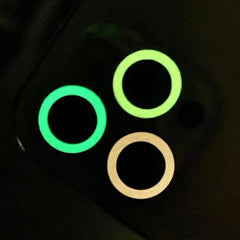 Luminous Ceramic Camera Protector Film For iPhone | Glowing Lens Ring | Tempered Glass