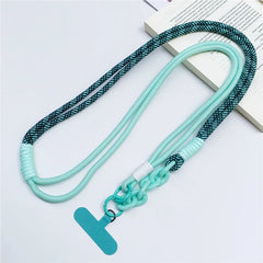 Universal Multi-Functional Phone Lanyard Strap | Adjustable Sport Braided Neck Rope &amp; Crossbody Shoulder Sling with Secure Anti-Loss Case Tab