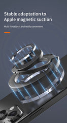 Double-Sided MagSafe Phone Ring Holder | Magnetic 360° Rotation Grip and Stand