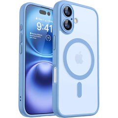 Magnetic Matte Translucent Armor Shockproof Case For iPhone | MagSafe Phone Cover