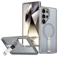 Heat Dissipation Folding Stand Magnetic Phone Case For Samsung Galaxy