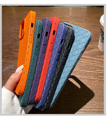 Breathable Mesh Grid Woven Cooling Thin Case For iPhone | Soft Silicone Cover