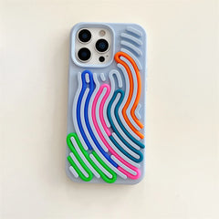 Silicone Building Block Jigsaw Puzzle Case For iPhone | Fidget Anxiety Stress Therapy Phone Cover