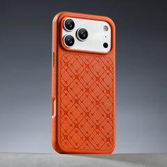 Embossed Pattern Leather Case for iPhone