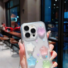 Glowing Celestial Star Clear Case Collection for iPhone