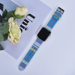 The Artisan Weave Collection: Printed Fabric Apple Watch Straps