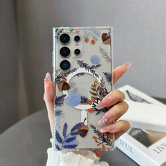 Multicolor Flower Case for Samsung Galaxy | Transparent Cover