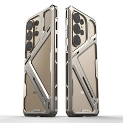 Metal Armor Frame Aluminum Alloy Back Cover for Samsung
