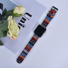 The Artisan Weave Collection: Printed Fabric Apple Watch Straps