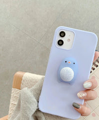 3D Squishy Animal Toy TPU Cover For iPhone