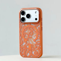 Frosted Graffiti MagSafe Case For iPhone