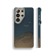 Slim Carbon Fiber Texture Magnetic Case for Samsung