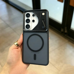 Matte Armor Magnetic Phone Case for Samsung Galaxy | Magsafe Translucent PC Cover