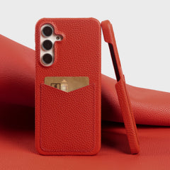 Premium Leather Case for Samsung Galaxy | Card Slot Wallet Protective Cover