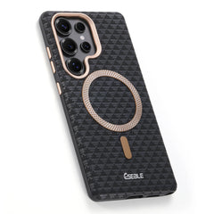 Faux Leather Magnetic Phone Case For Samsung Galaxy