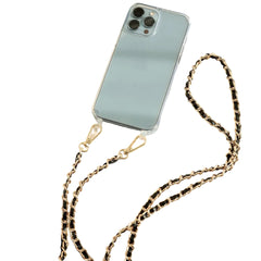 Pearl Chain Crossbody Strap | Shockproof Acrylic Lanyard Phone Case for iPhone